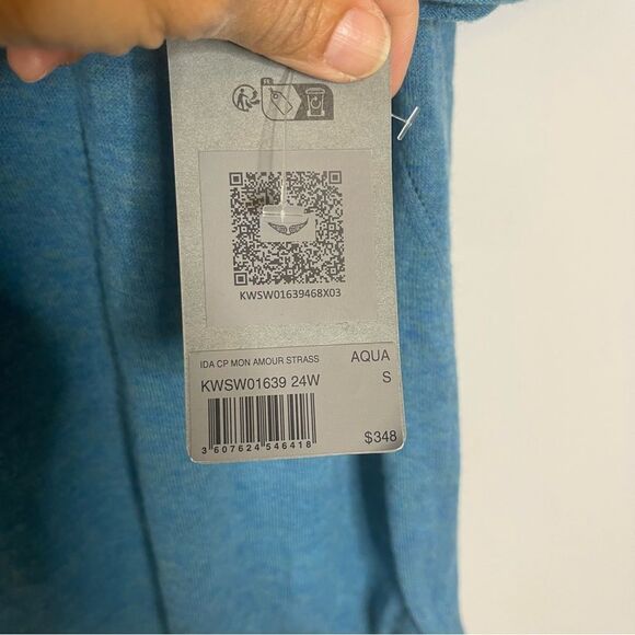 $348 ZADIG & VOLTAIRE Ida Diamante Amour Cashmere Sweater NWT FLAWED - Picture 11 of 14